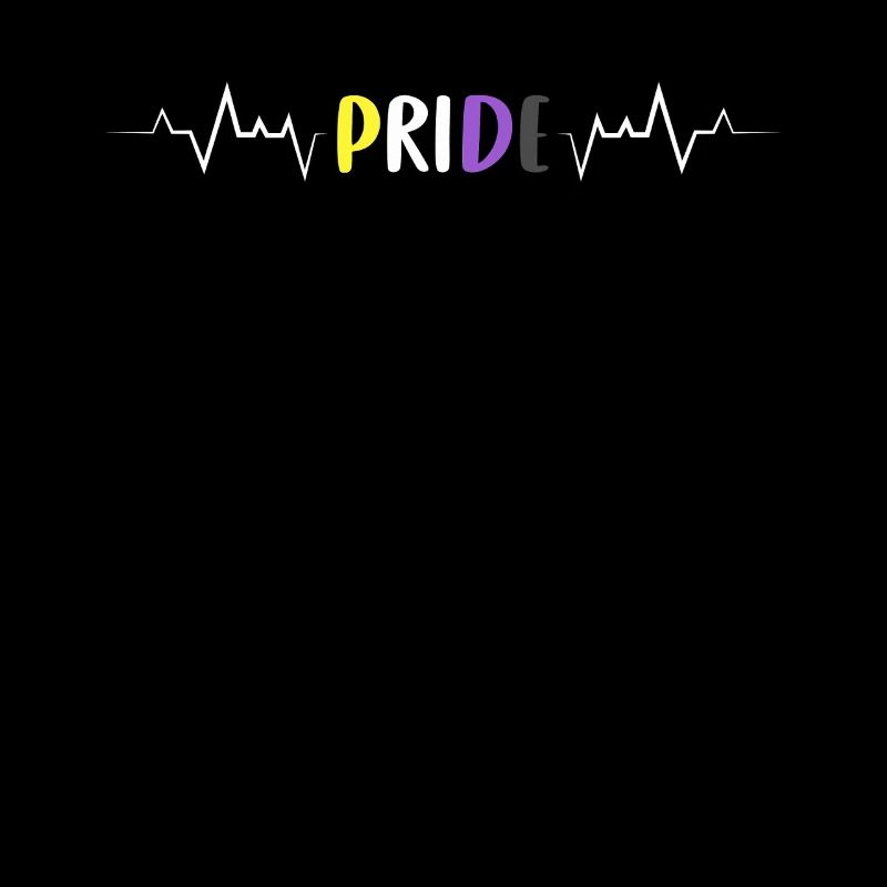 Nonbinary Pride Herzschlag Pride Non Binary Flagge