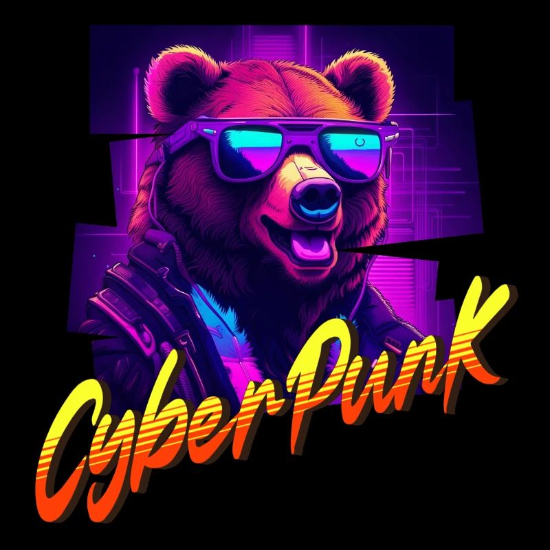 Cyberpunk Bear