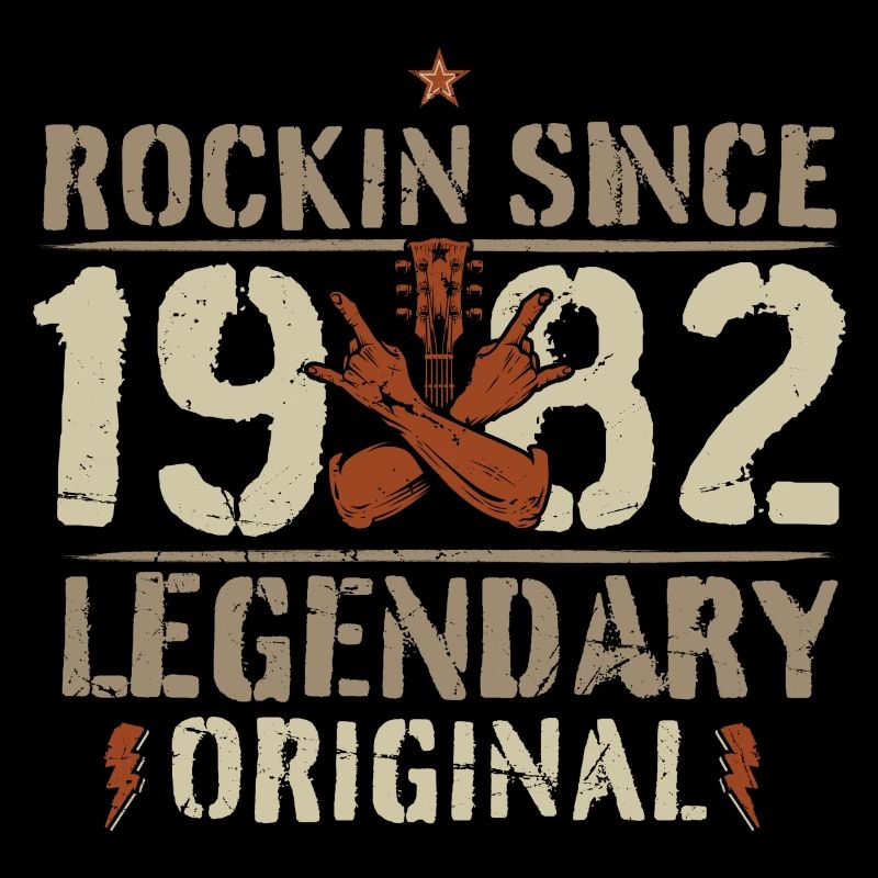 1982 40 Jahre Rock and Roll Geburtstag Geschenk