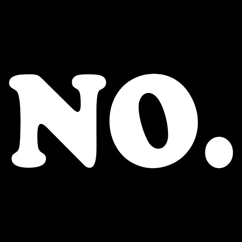 No