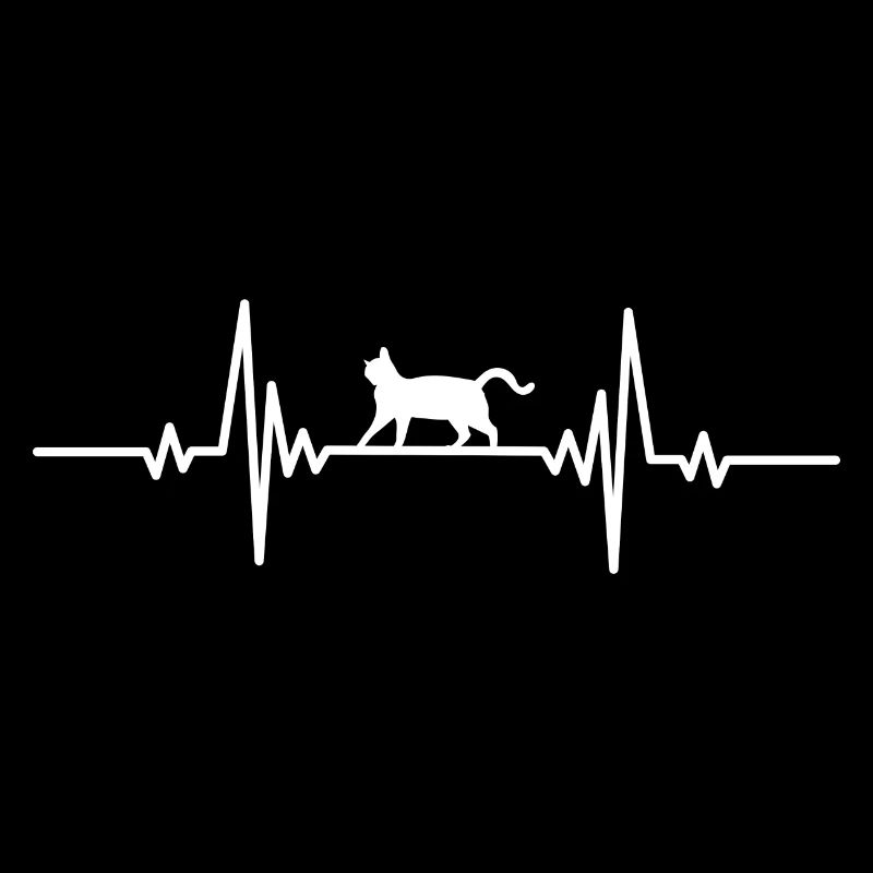 Heartbeat Cat Side View