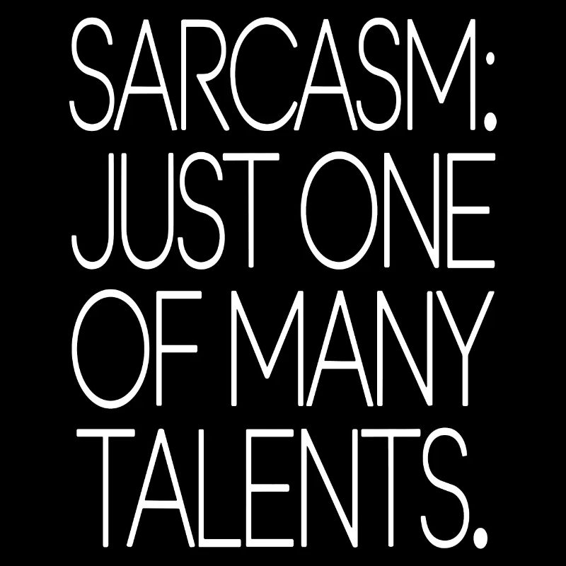 Sarkasmus Talent Statement Design
