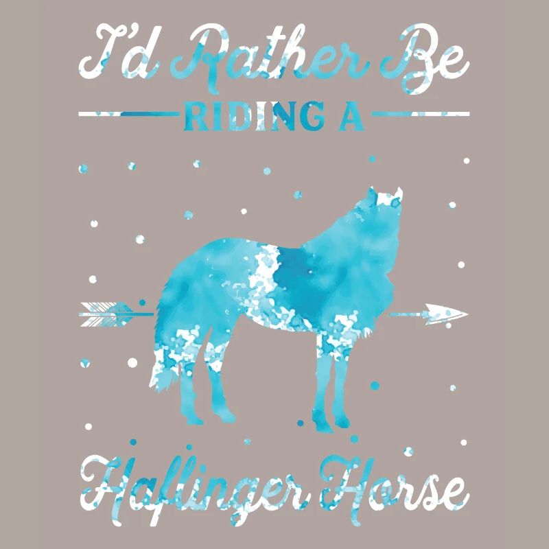 Monter sur un cheval Haflinger