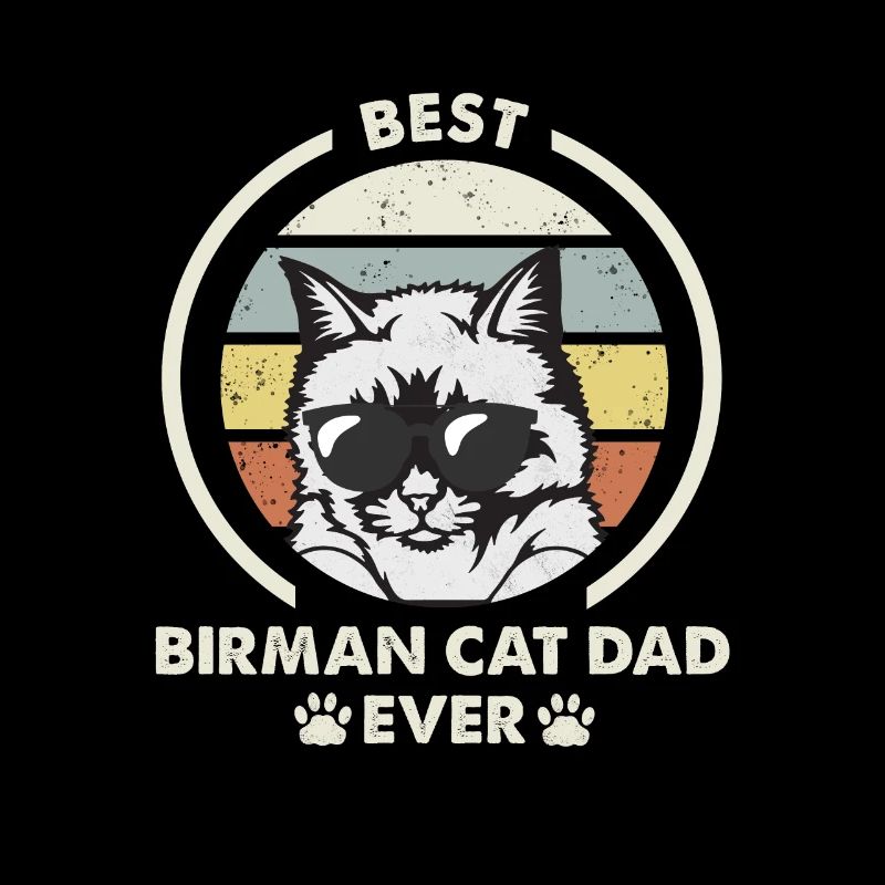 Cat Dad - Birman Katze