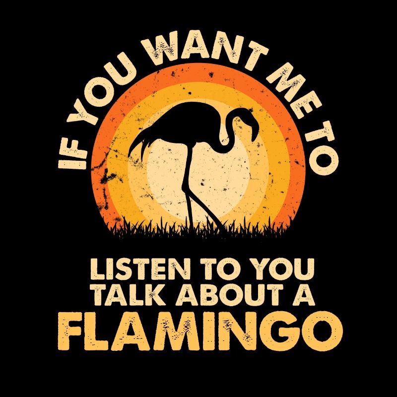 Hören Sie Sprechen Über Tierflamingo