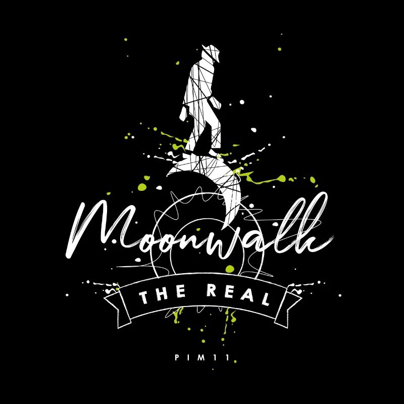Real Moonwalk in white with blobs