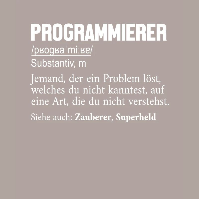 Programmierer Definition Developer Coder