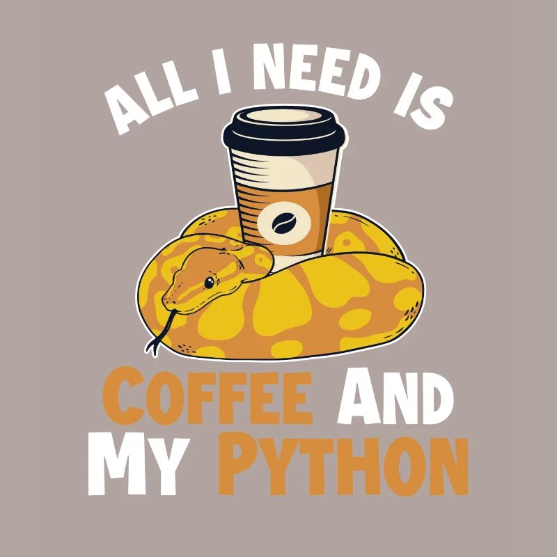 Coffee and Python Python Schlange Banana Ball