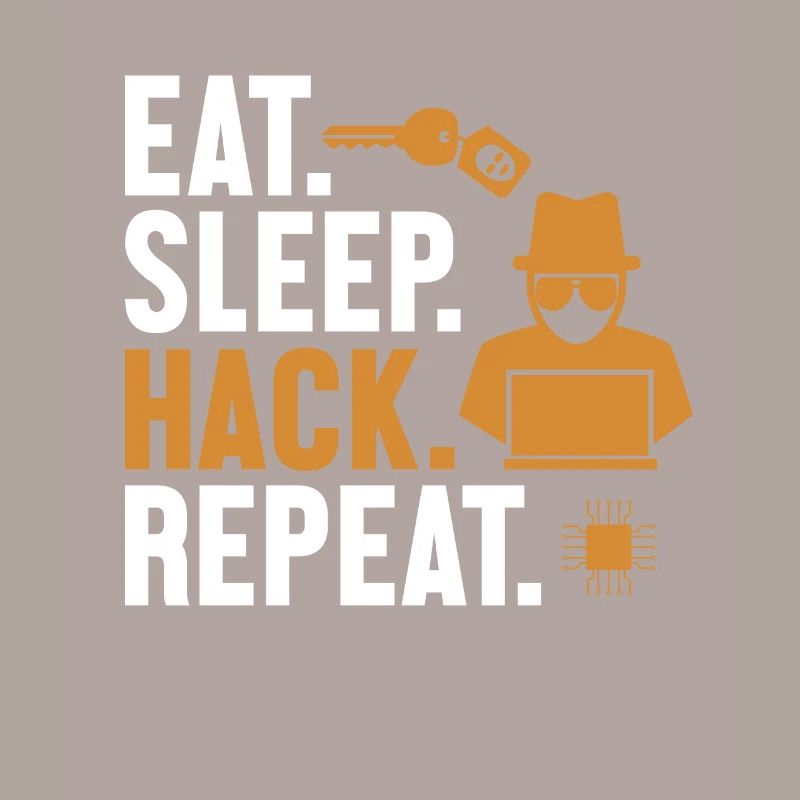Eat Sleep Hack Repeat Social Engineering Phishing