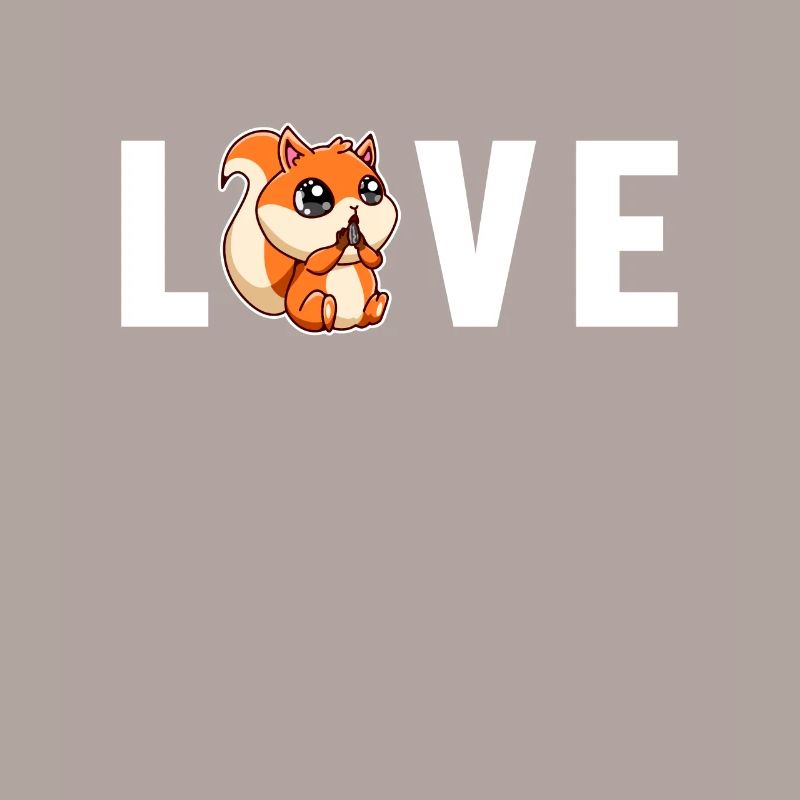 Love Fox Squirrel Grey Squirrel