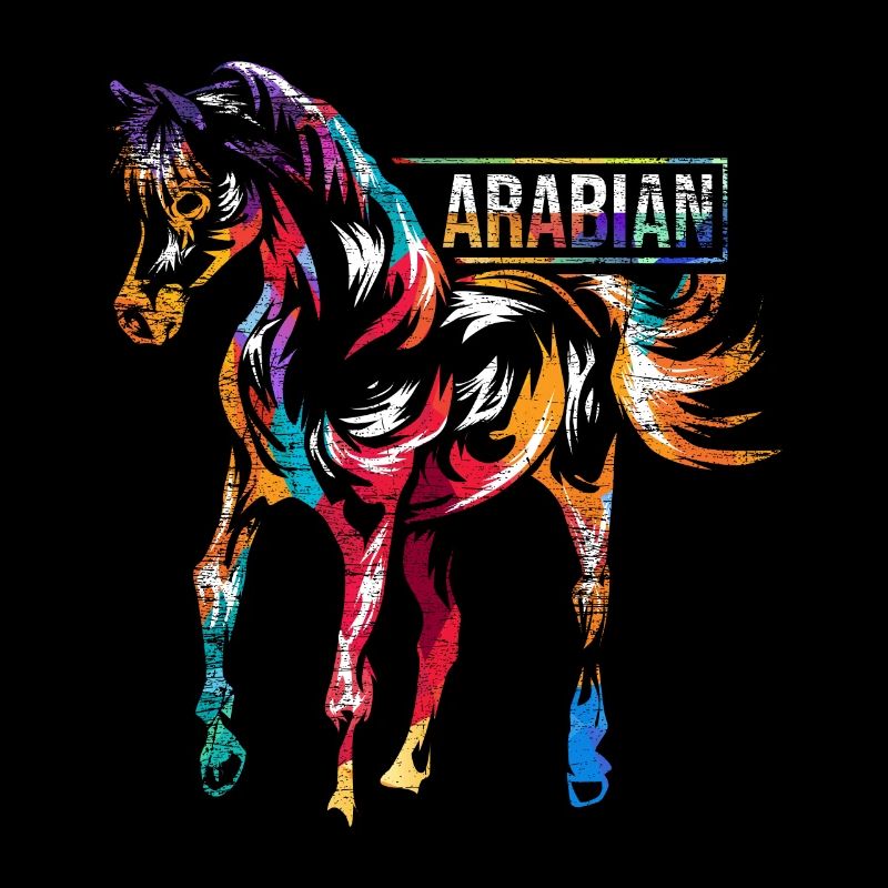 Race de cheval arabe