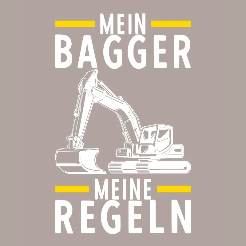 Bagger Baustelle Baggerfahrer Geschenkidee