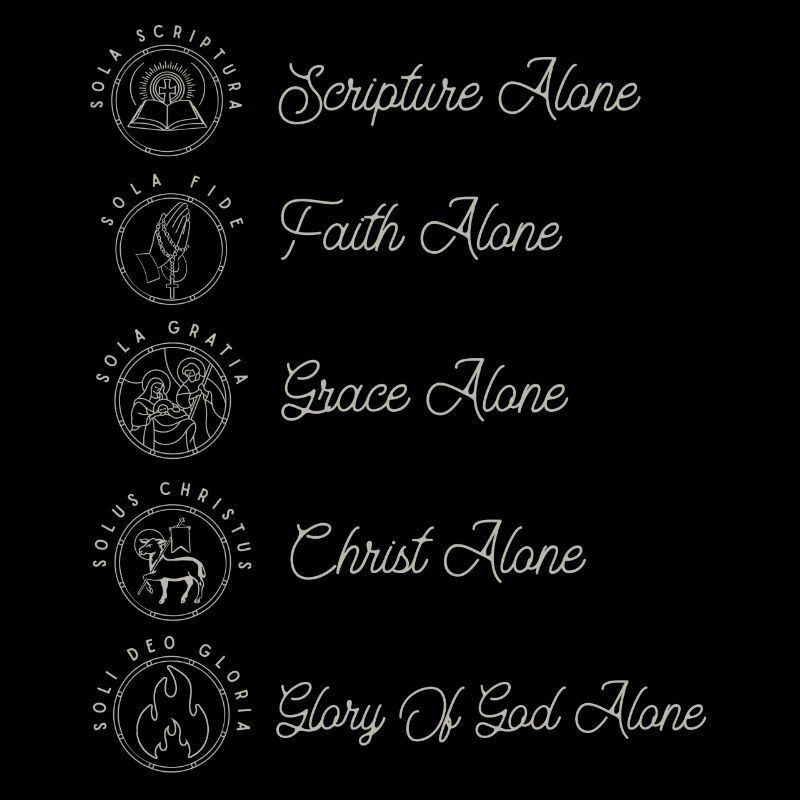 Sola Scriptura Protestantische Reformation 5 Solas