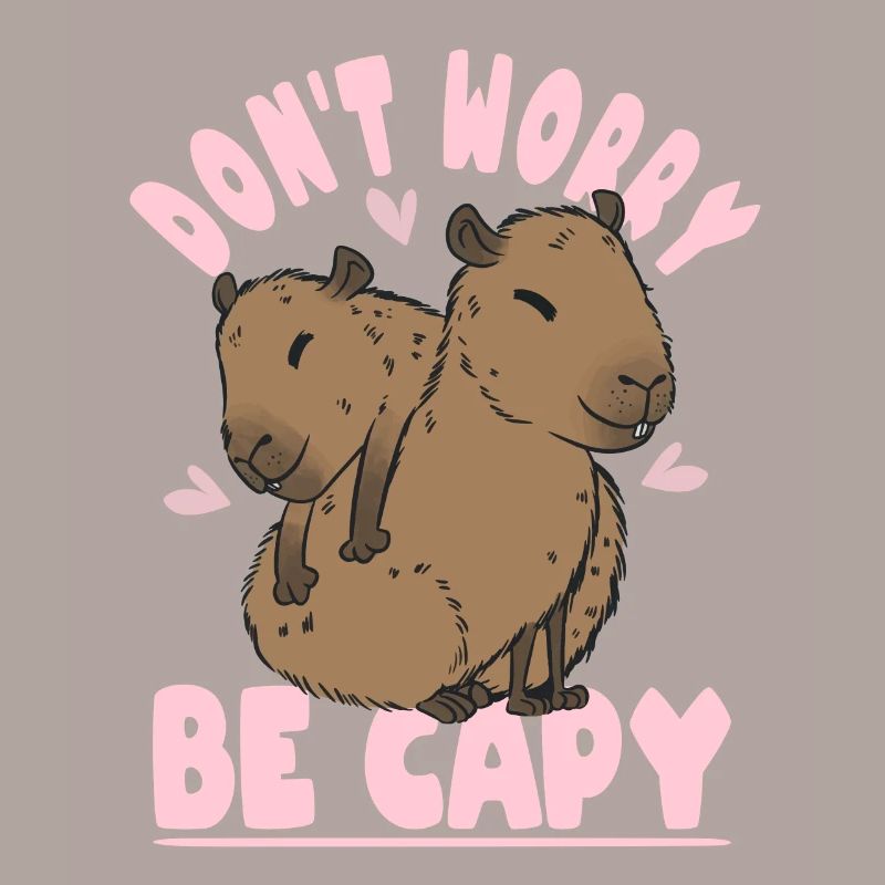 Capybara Ne vous inquiétez pas être Capy Panama-Capybara