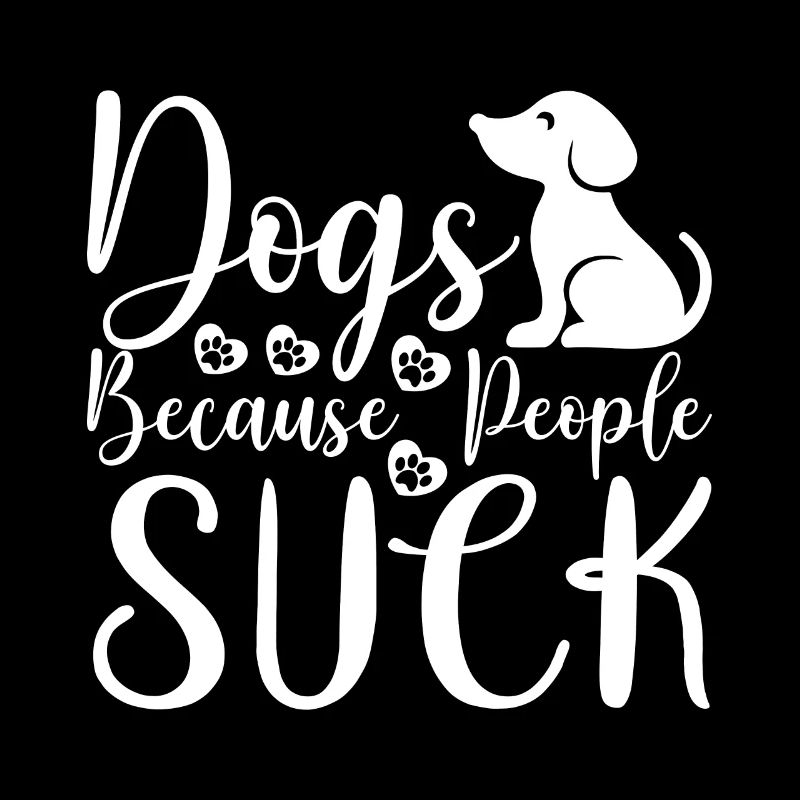 Les chiens sucent parce que les humains sucent