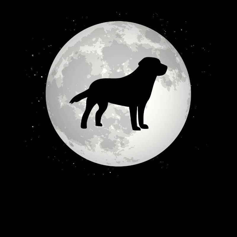 Vollmond - Hund -