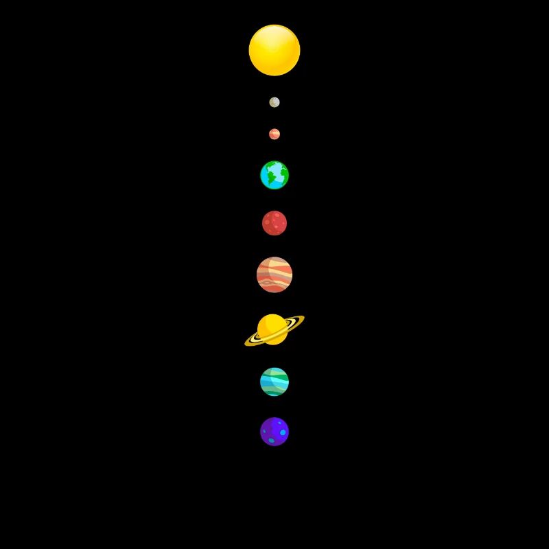 Planète Design avec système solaire dans