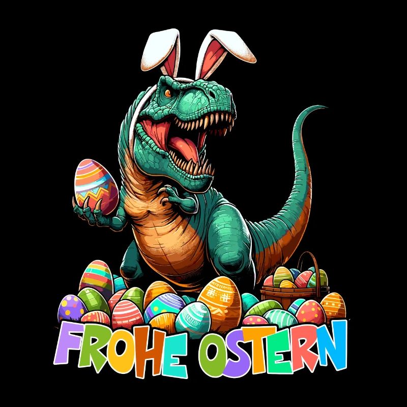 Dinosaur Trex Boys Easter Basket Easter Bunny