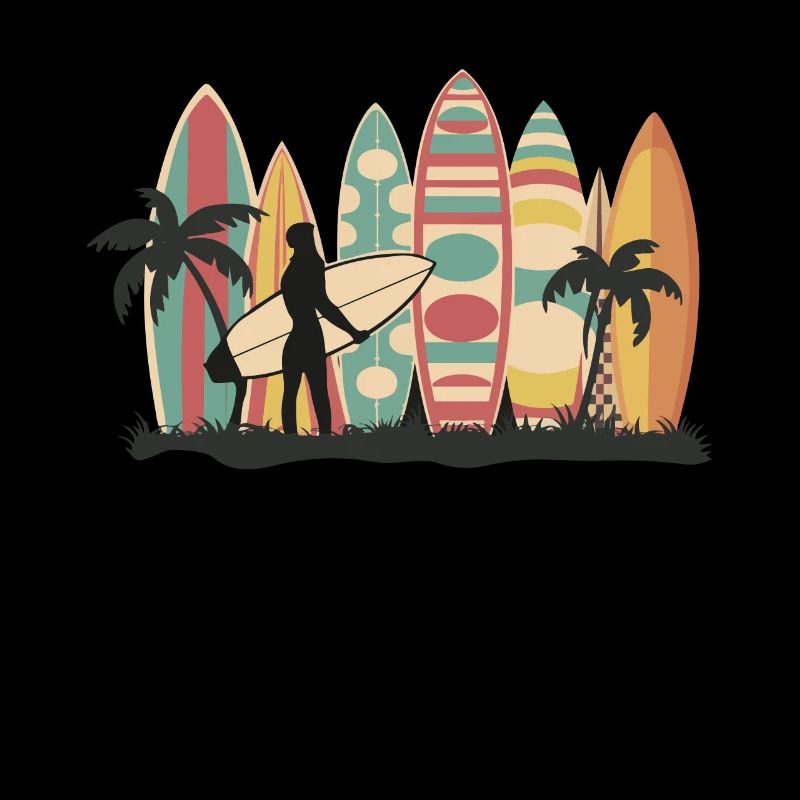 Surf Surfer Planche de surf Surfer Plage