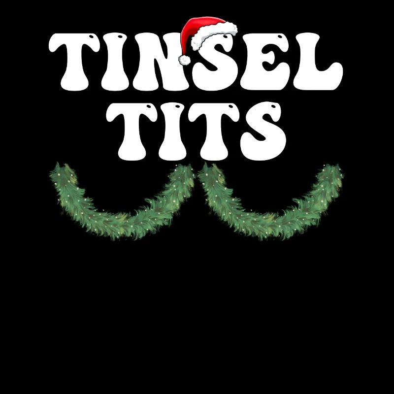 Funny Couples Christmas Shirts, Tinsel Tits