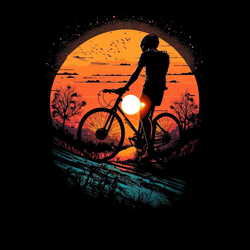 Conception cool de descente de VTT pour les fans de VTT