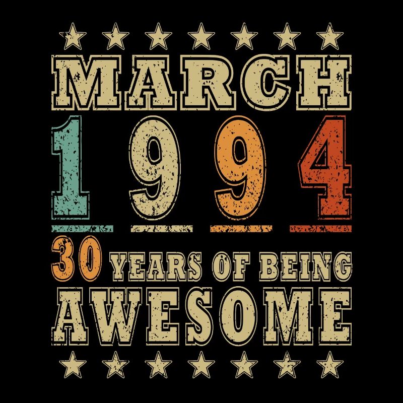 Anniversaire Mars 1994.Don Mars 1994.Mars 1994