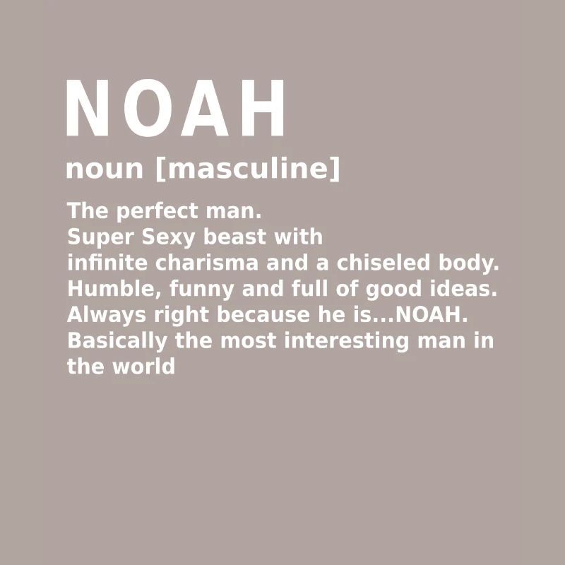 Noah Name Design