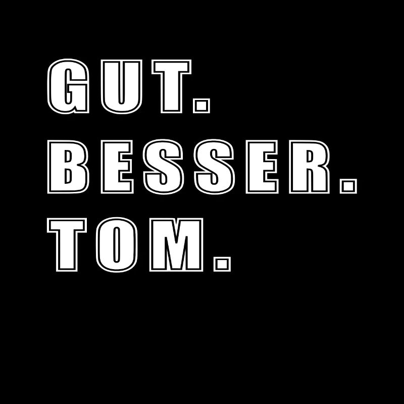 Tom Name Spruch Geschenk Vorname Tom