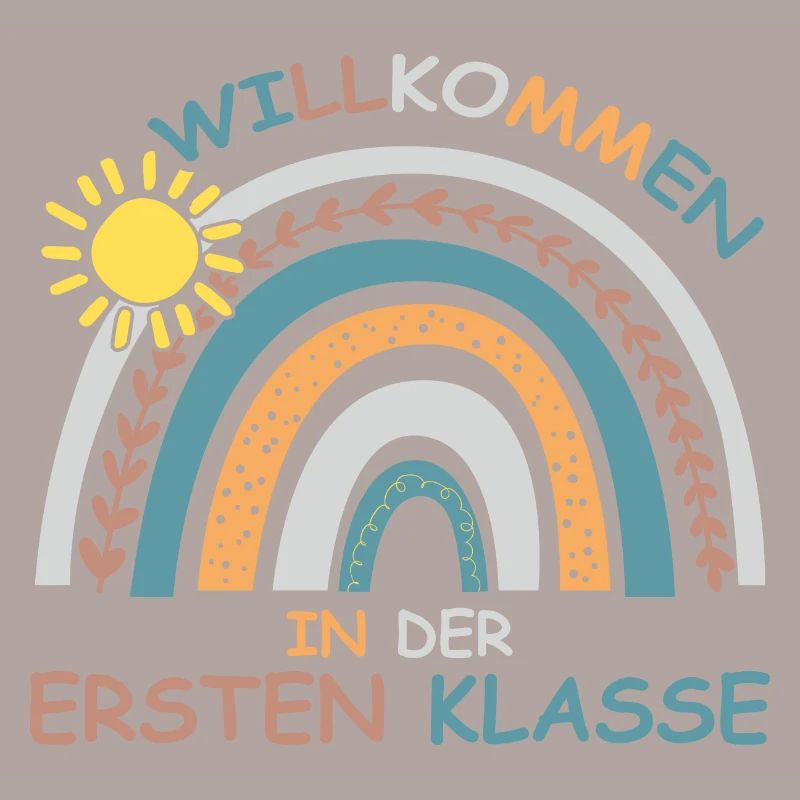 Willkommen Lehrer erste Klasse Einschulung Schule