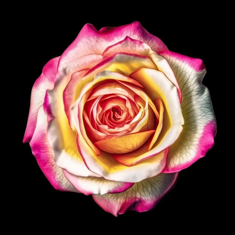 Blumen Rose Gelb Türkis Muttertag Valentinstag