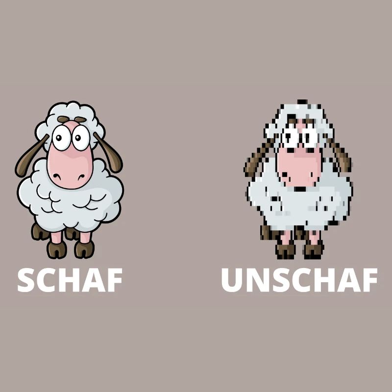 Schäfchen Schaf Unschaf Schafbock Schaffell