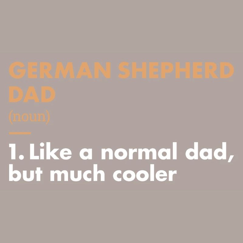 German Shepherd Dad Definition