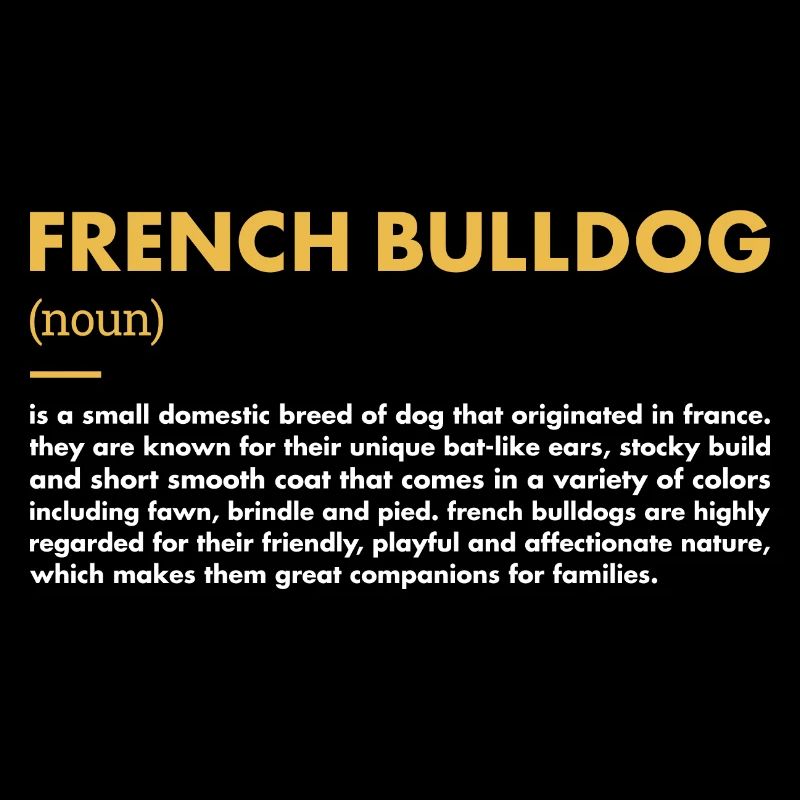 Définition du bouledogue français