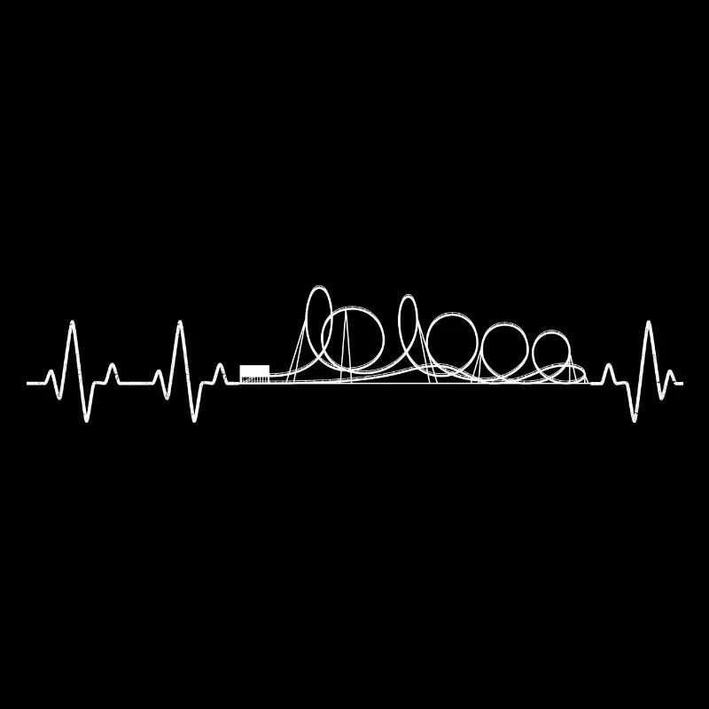 Roller coaster lovers Heartbeat roller coasters