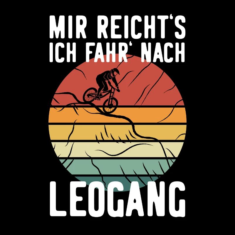 Downhill LEOGANG MTB Geschenk Mountainbiker