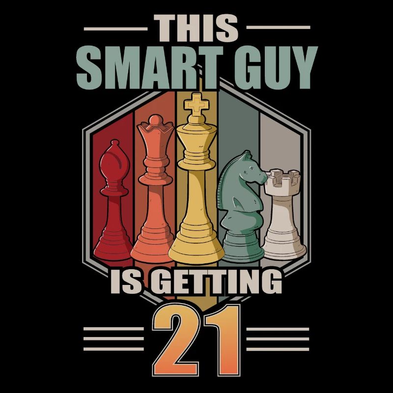 Smart Guy Is Getting 21 Retro Schach 21 Geburtstag