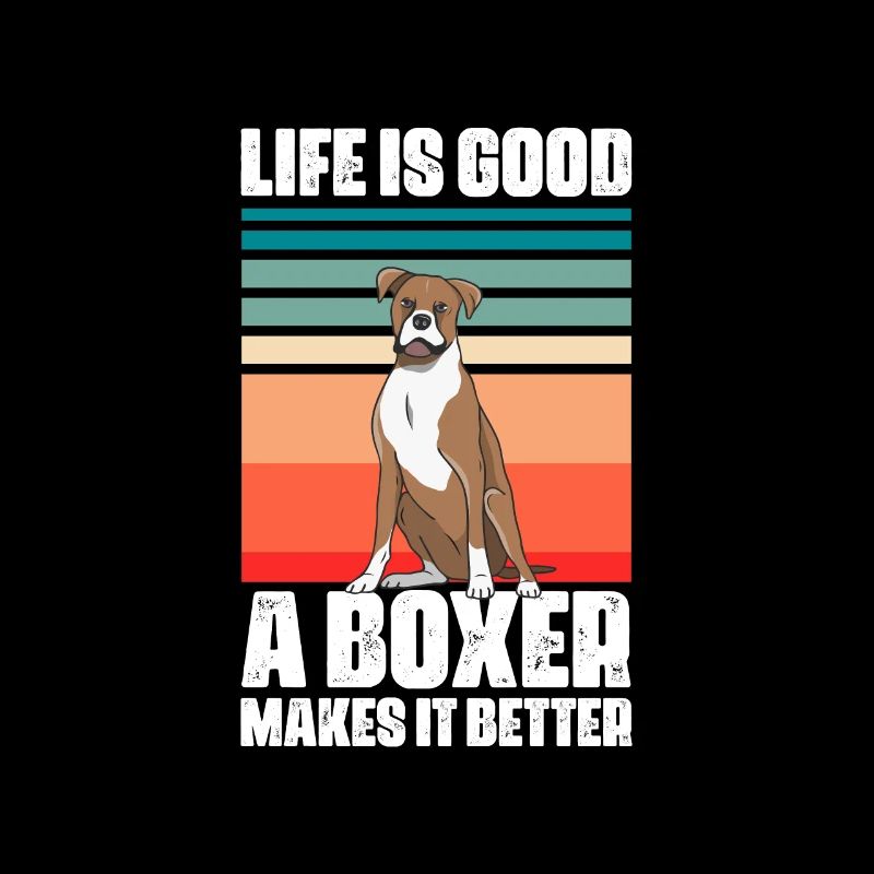 Boxer Hund Hunde Deutscher Boxer Geschenk