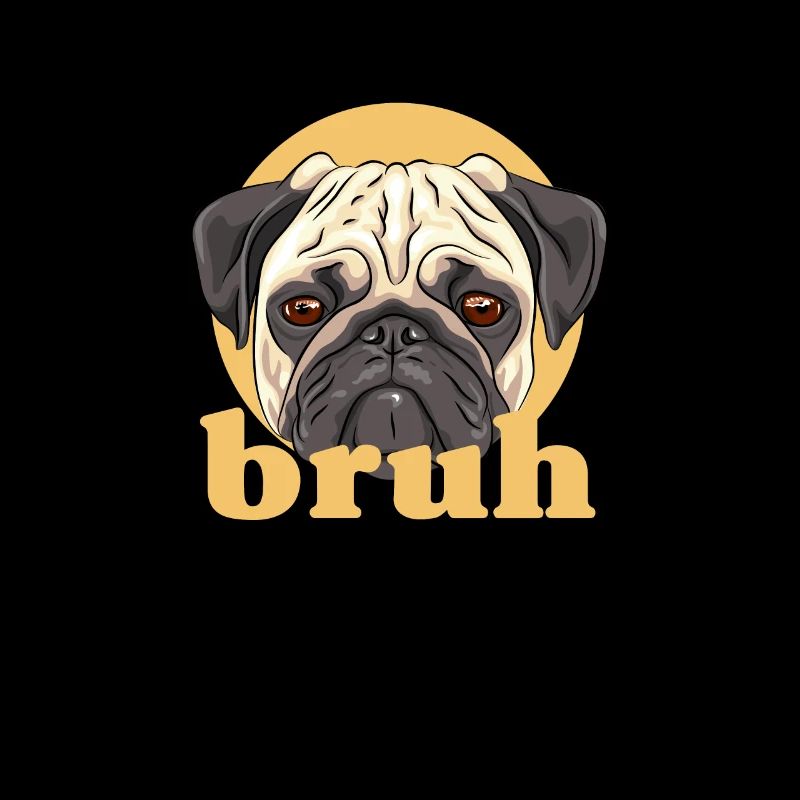 Mops Hund Hundefreund Haustier Möpse Pug Geschenk
