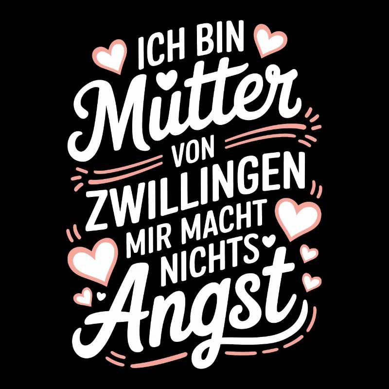 Zwillingsmama Zwillings Mutter Mama von Zwillingen