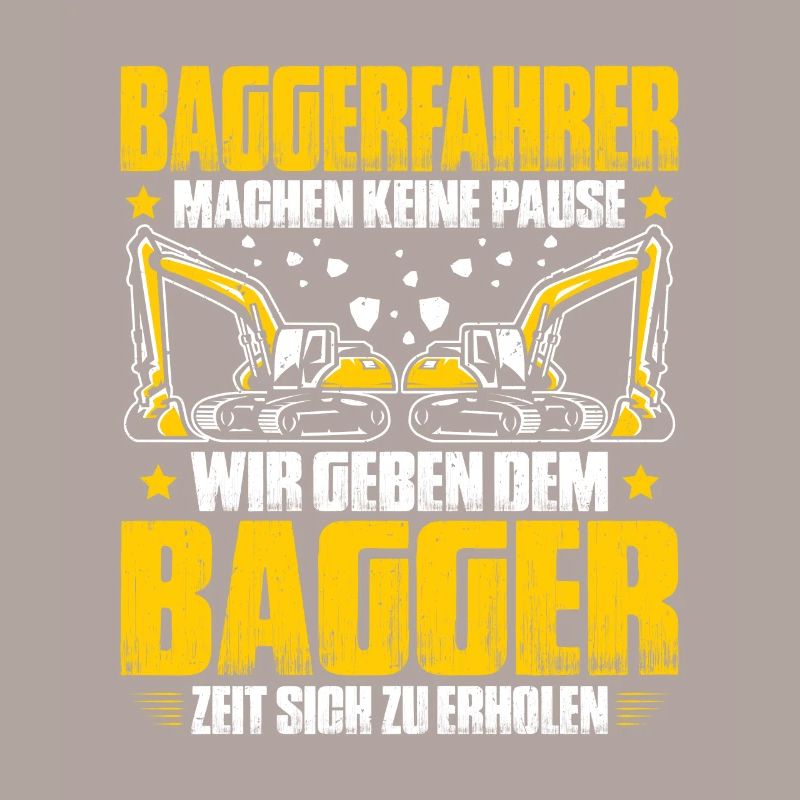 Baggerfahrer Baggerführer Heavy Equipment Operator