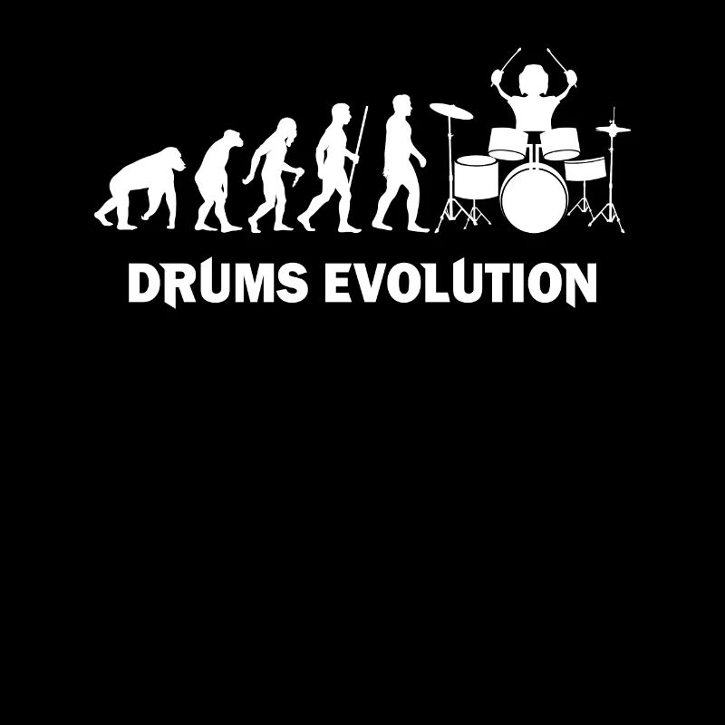 Evolution etnwicklung am Schlagzeuger