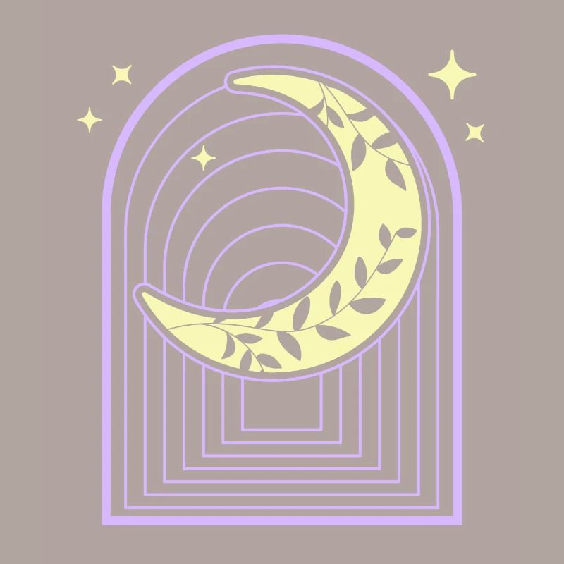 Crescent Pastel Goth Moon Witchy