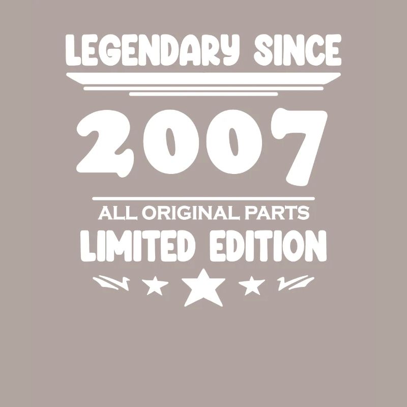 2007 - Année de construction 2007 - Millésime 2007
