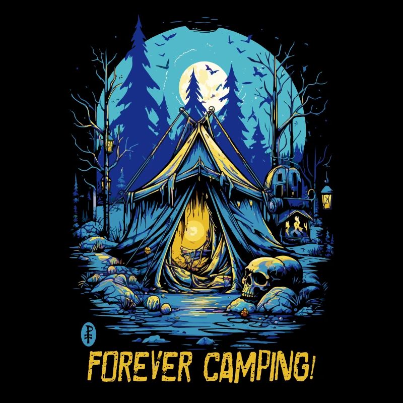 Camp d’horreur de Dark Deep Forest - Camping Forever