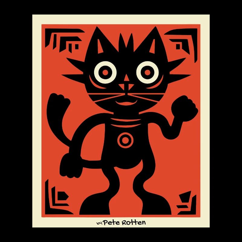 Chat d’art moderne