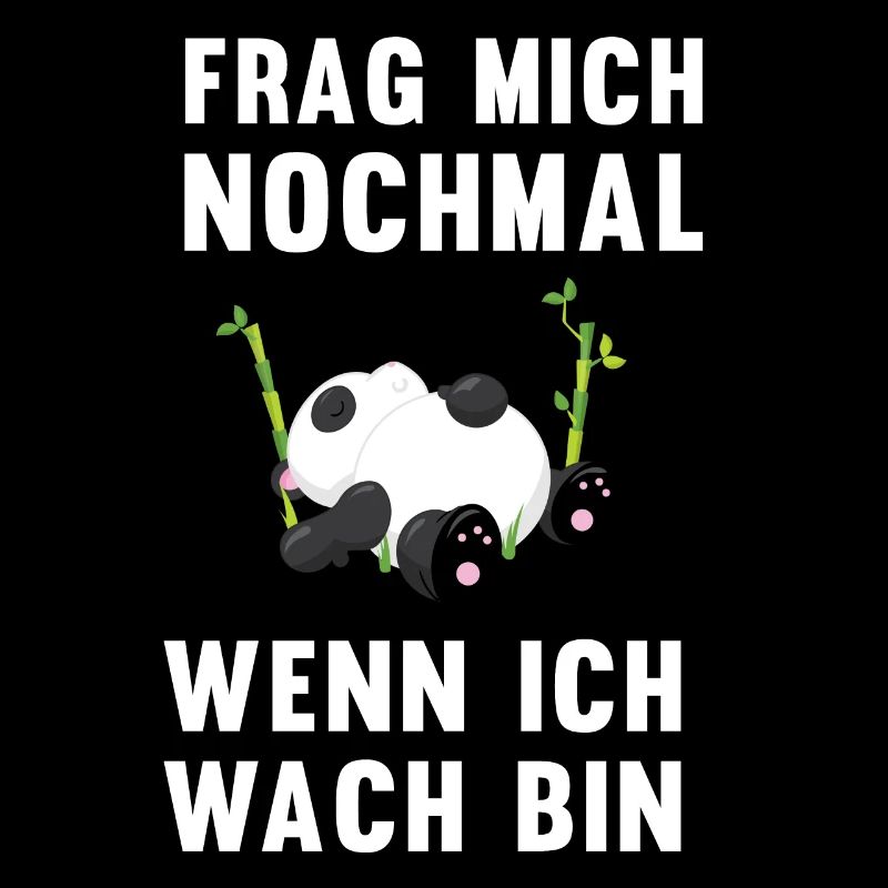 Panda Ruhephase Humorvolles Geschenk