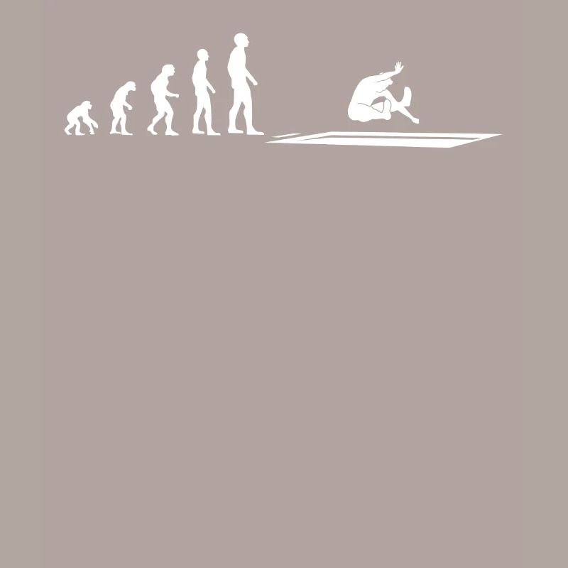 Evolution Weitsprung Athlet - Geschenk