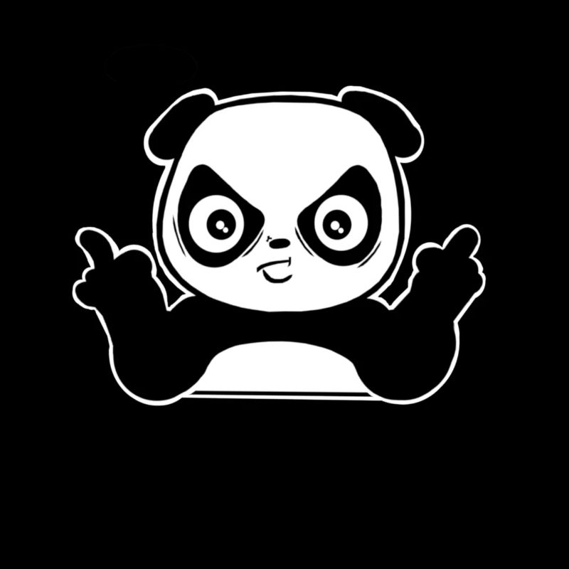 Panda - Mittelfinger