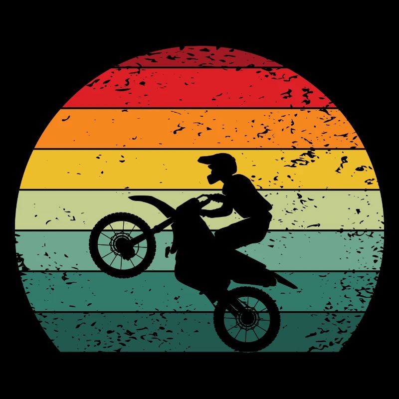 Vintage Motorrad | Motorradfahrer Biker Geschenk