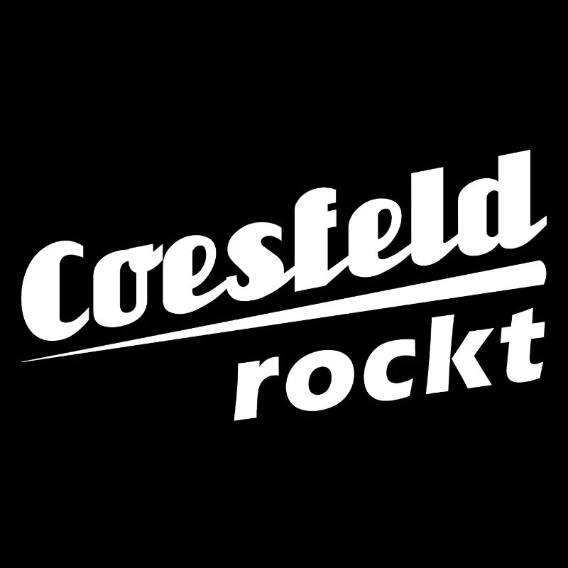 Coesfeld rockt - Textdesign mit Stadtnamen